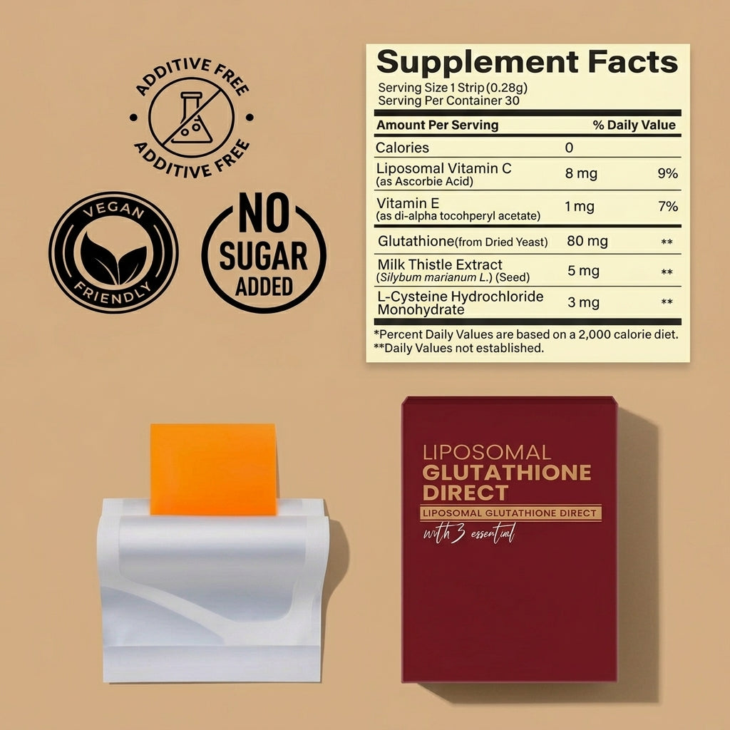 Liposomal Glutathione Direct Strips